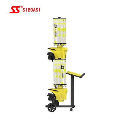 S8025 बैडमिंटन शटल थ्रोइंग मशीन 1.2-10S बॉल इंटरवल 140W