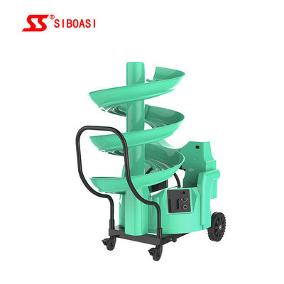 4.8-6 s / बॉल फुटबॉल कैचिंग मशीन, 150 W सॉकर बॉल थ्रोइंग मशीन