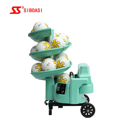 4.8-6 s / बॉल फुटबॉल कैचिंग मशीन, 150 W सॉकर बॉल थ्रोइंग मशीन