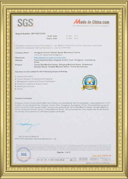 चीन Dongguan Skyegle Intelligent Technology Co.,Ltd. प्रमाणपत्र